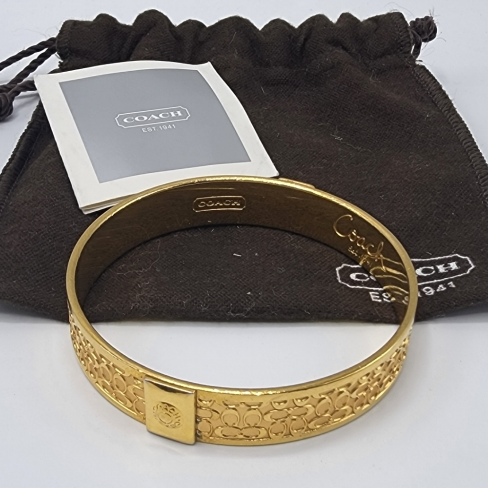 Coach Gold Bangle